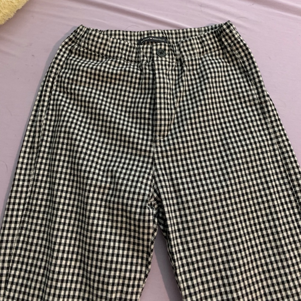 brandy melville gingham pants